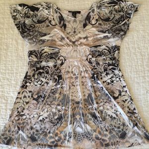 Style and Co neutral colors top